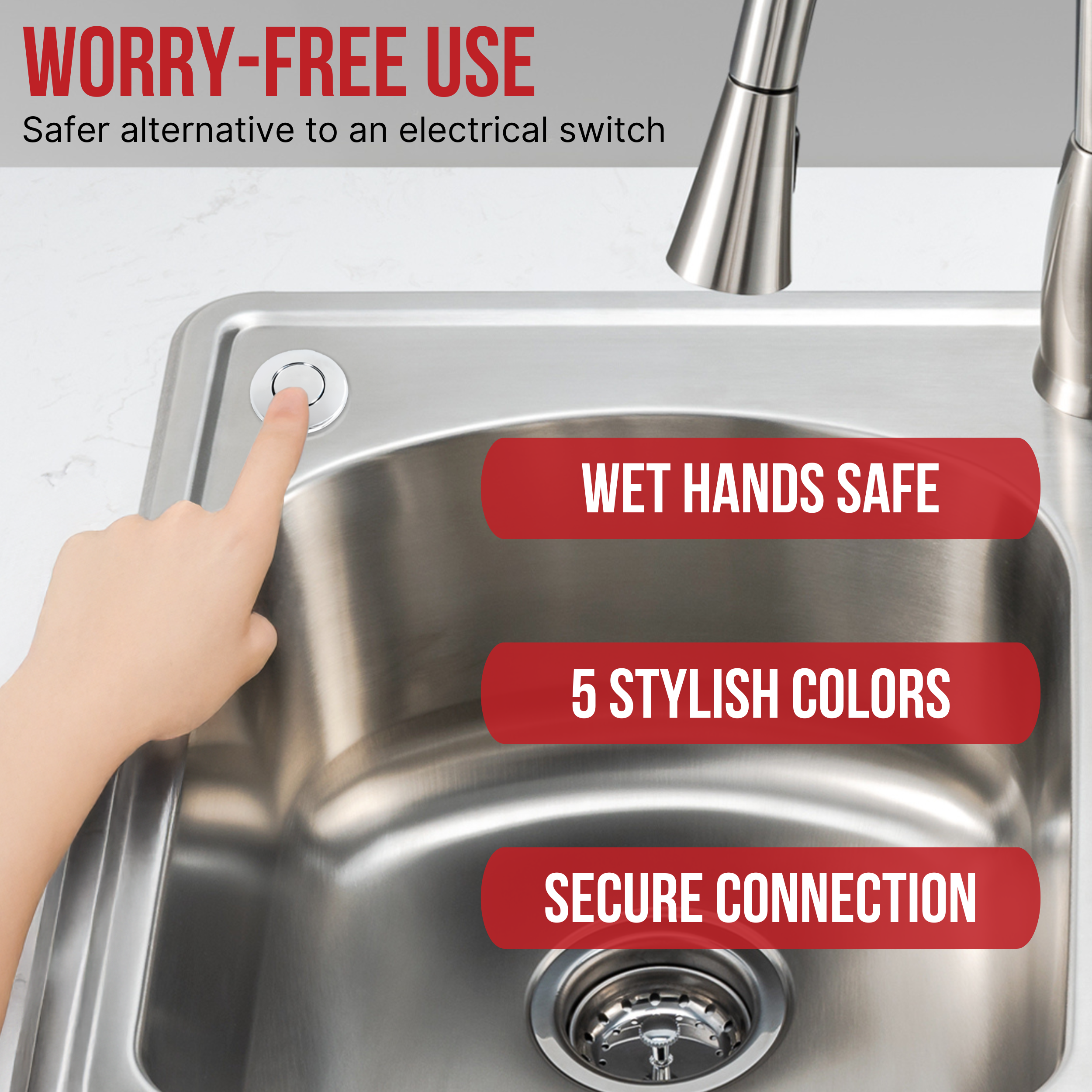 Disposal air switch in-use with features