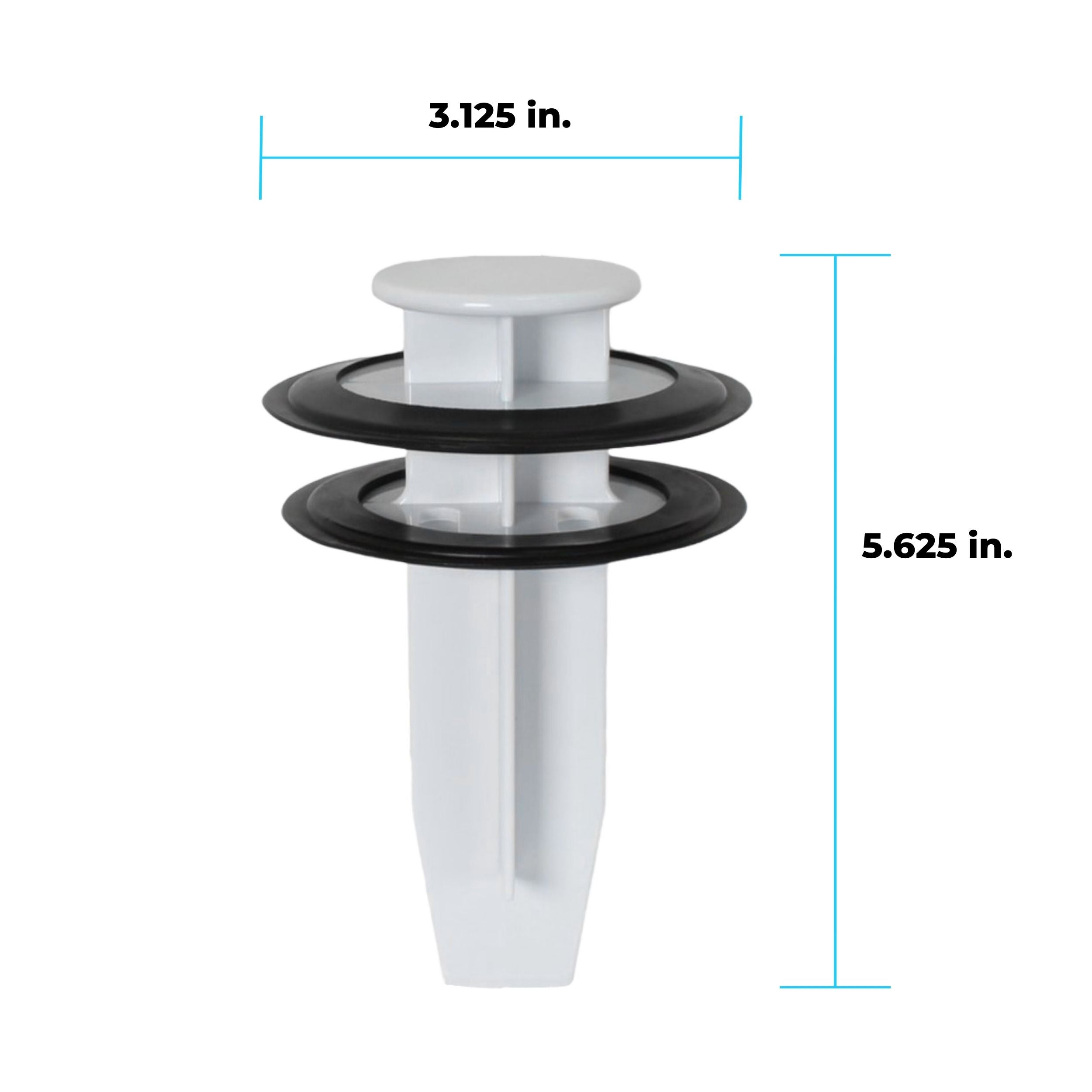 Disposal tool dimensions