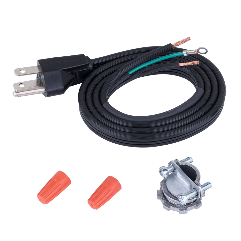 Power cord kit components