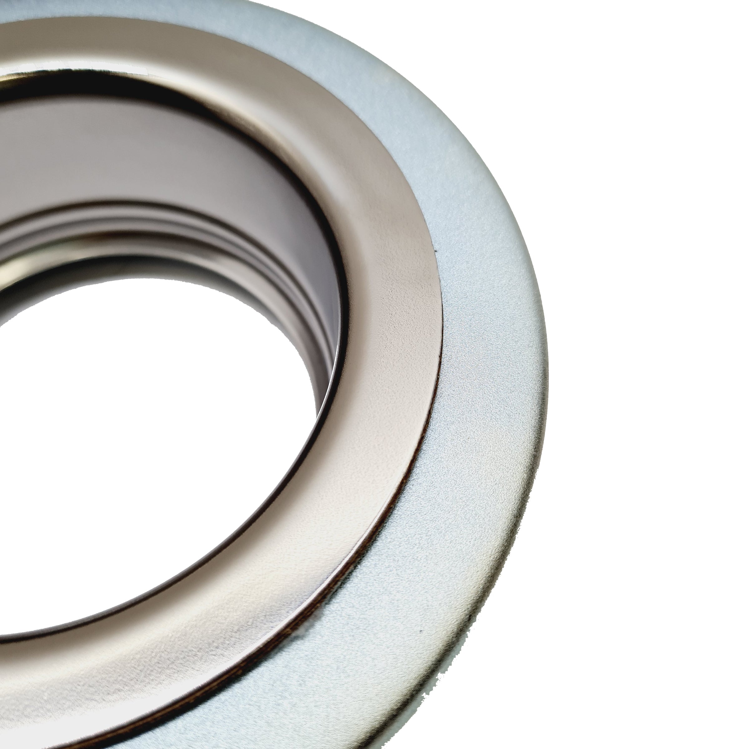 Close-up shot of top view of disposal mount