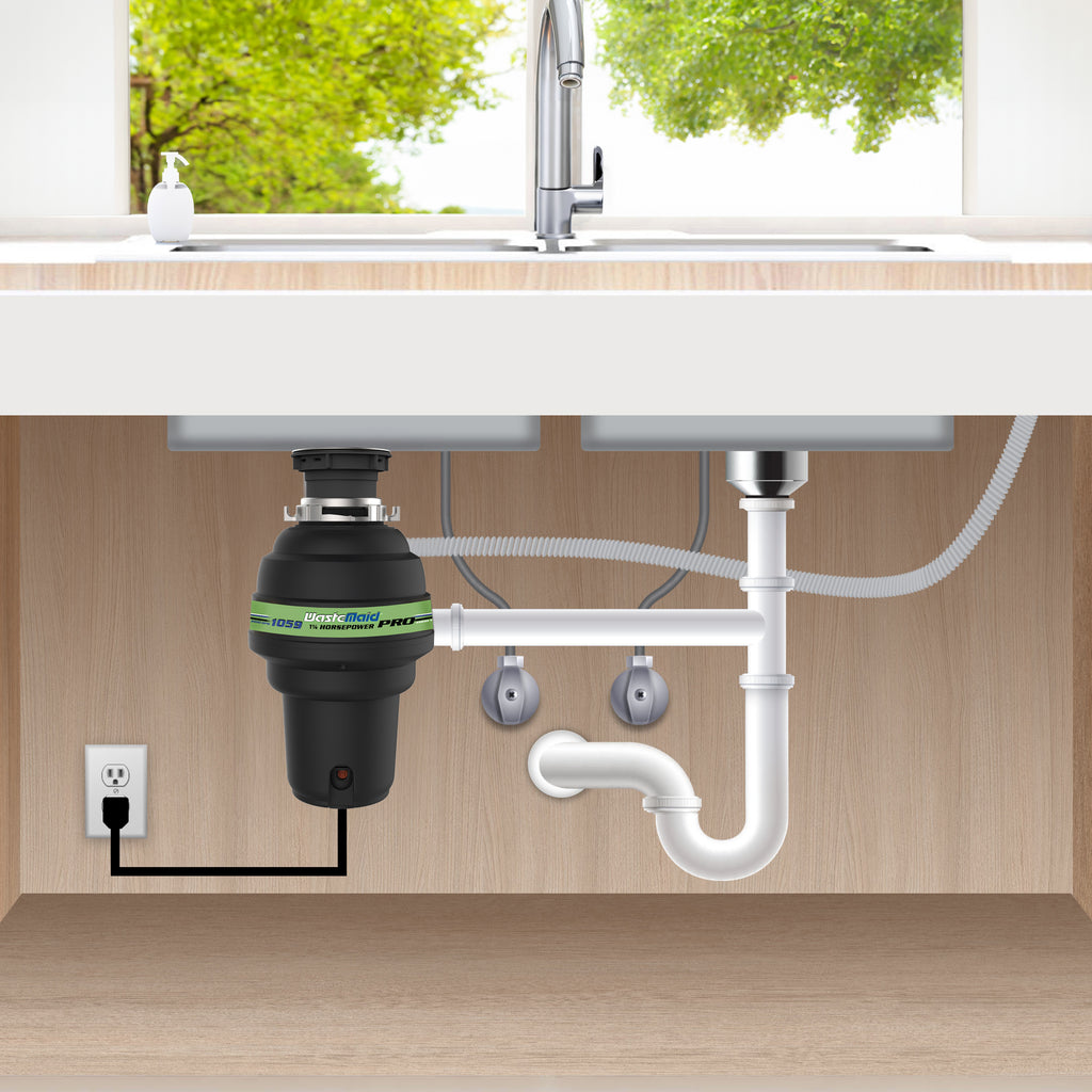 Garbage disposal Installed under kitchen sink